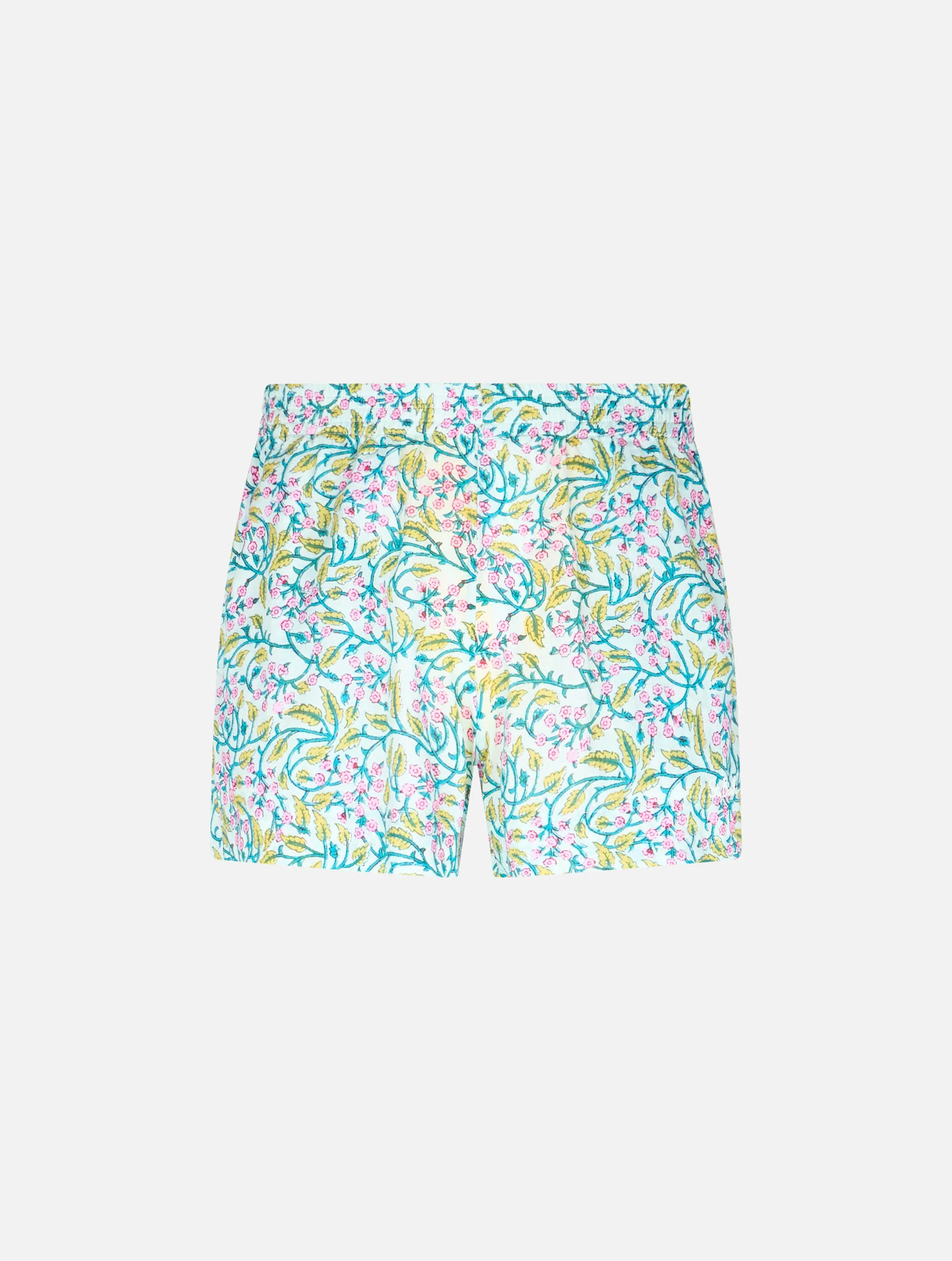 Meave katoenen shorts met bloemenprint voor dames.