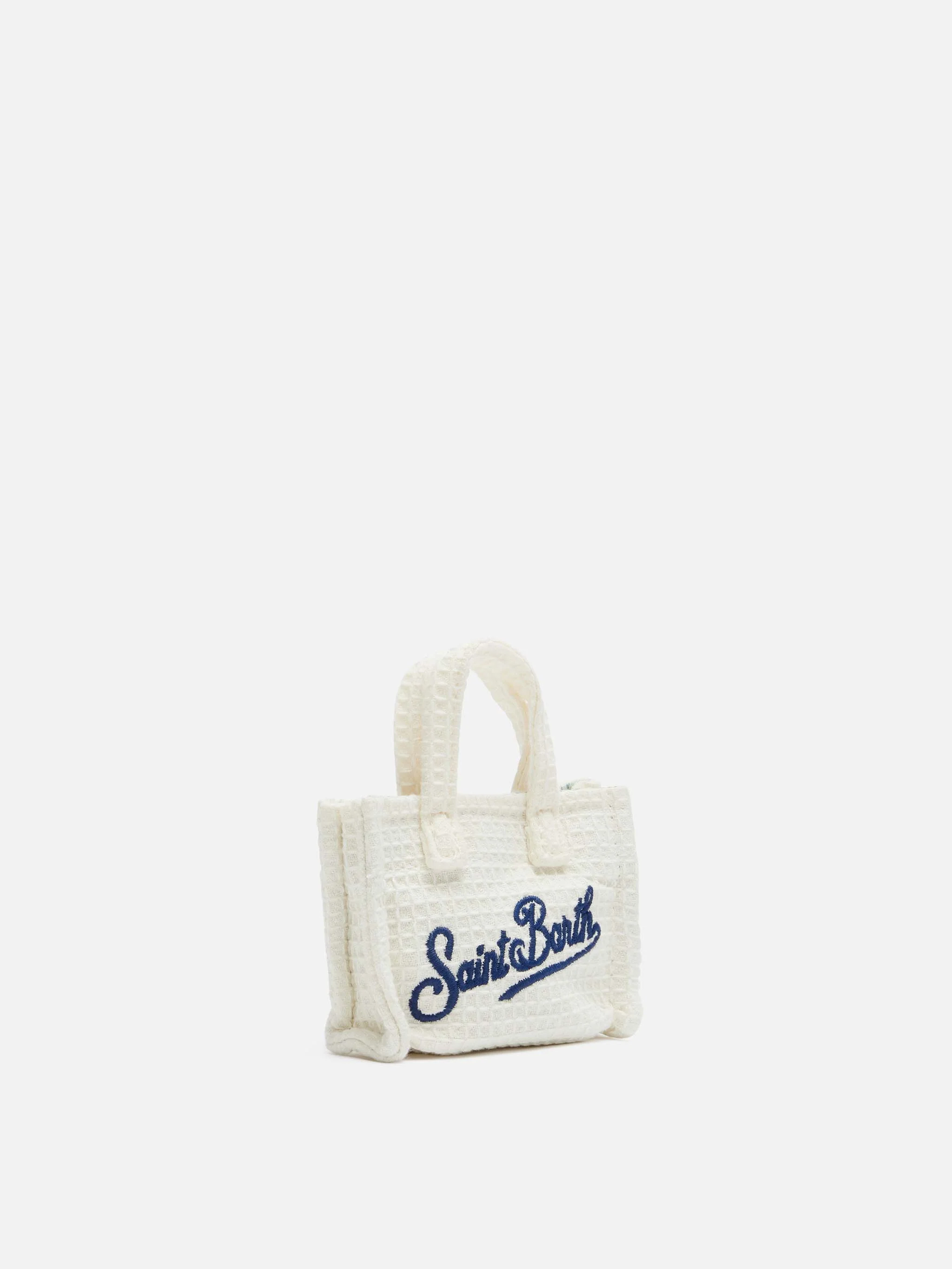 Portachiavi Keybag in cotone a nido d'ape beige