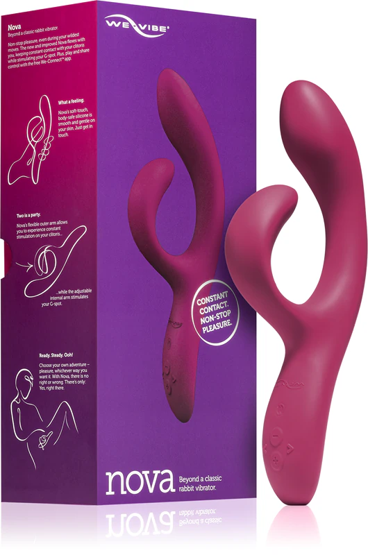 Vibrador WE-VIBE Nova 2 com estimulador clitoriano