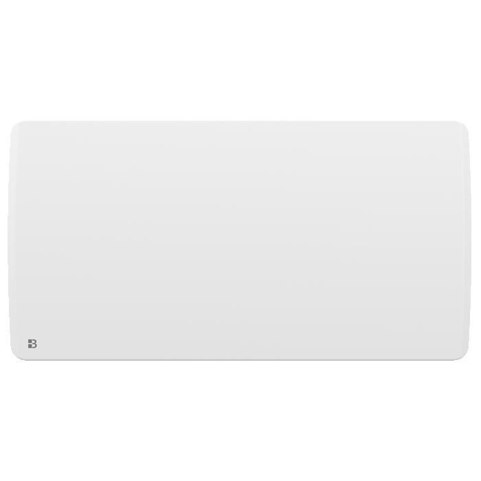 Radiador eléctrico fijo de cerámica de inercia seca - BESTHERM - ARIA 2000W - blanco horizontal