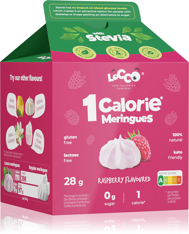 Merengues Locco com Stevia de baixa caloria