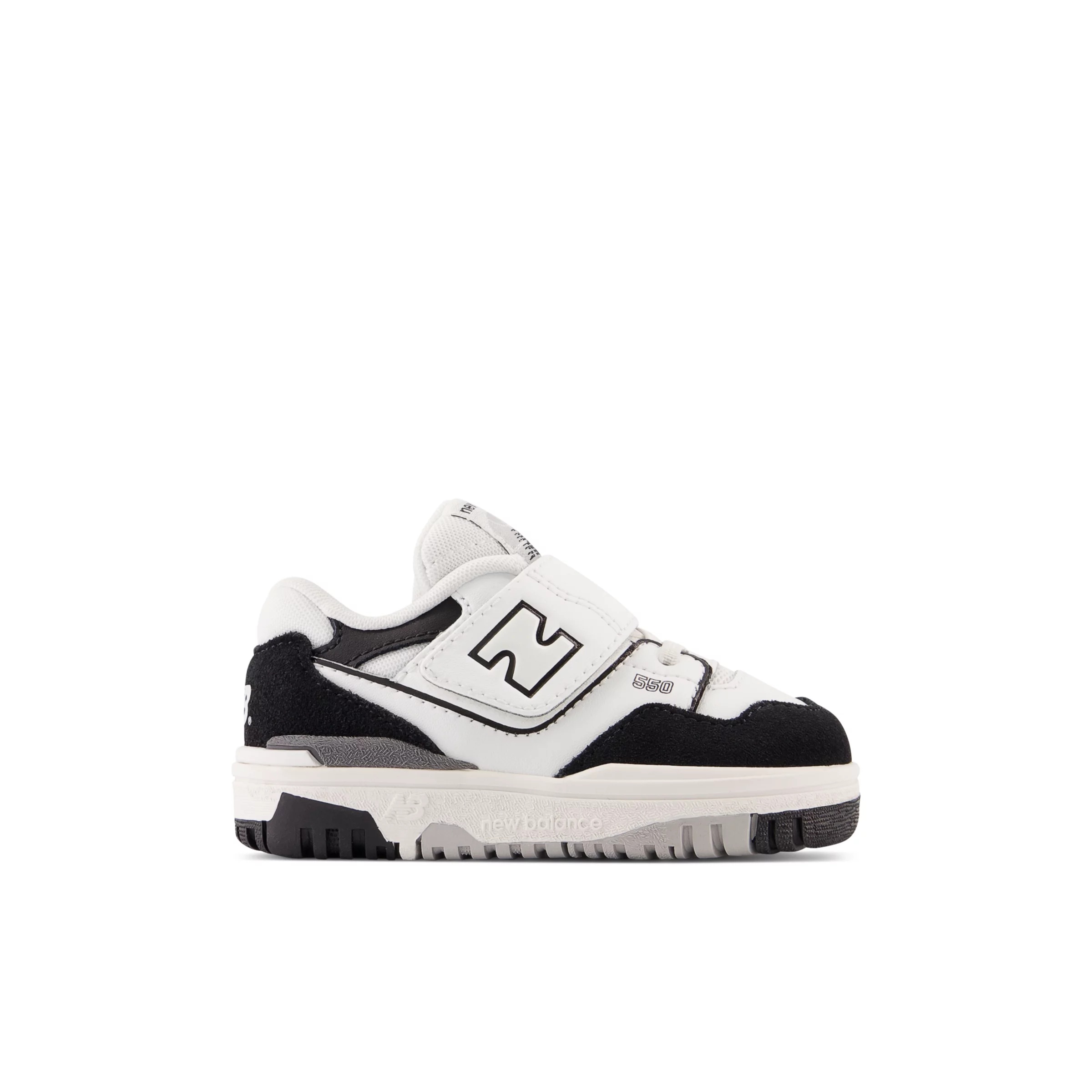 550 Bungee Lace with Top Strap White con black e rain cloud