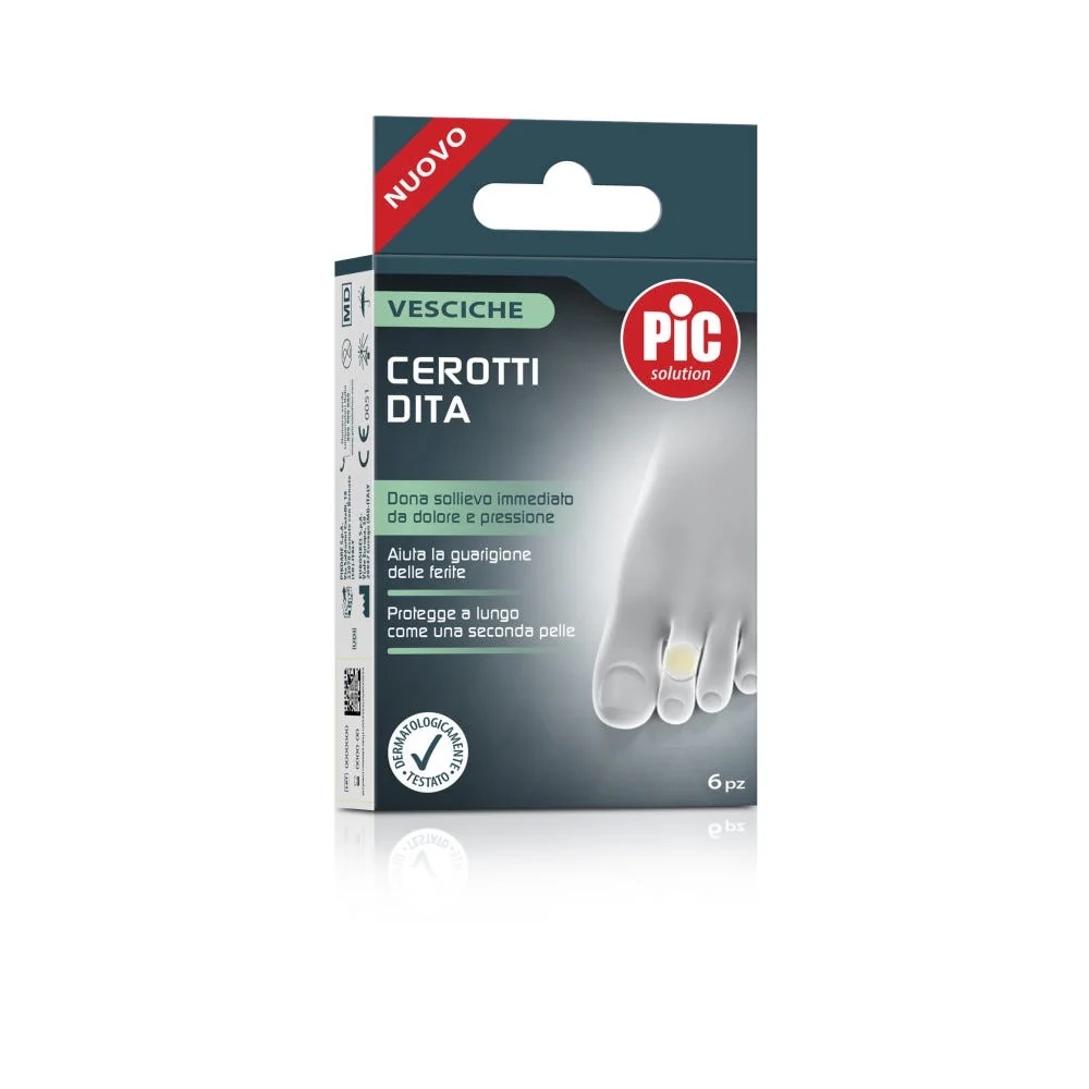 PIC blaarpleisters 18x61mm voor vingers, 6 stuks, waterdicht