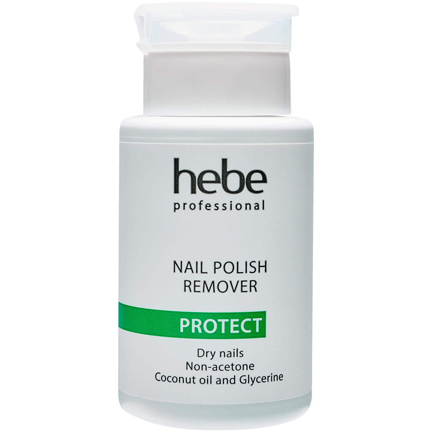 Hebe Professional körömlakklemosó pumpával 150ml Protect