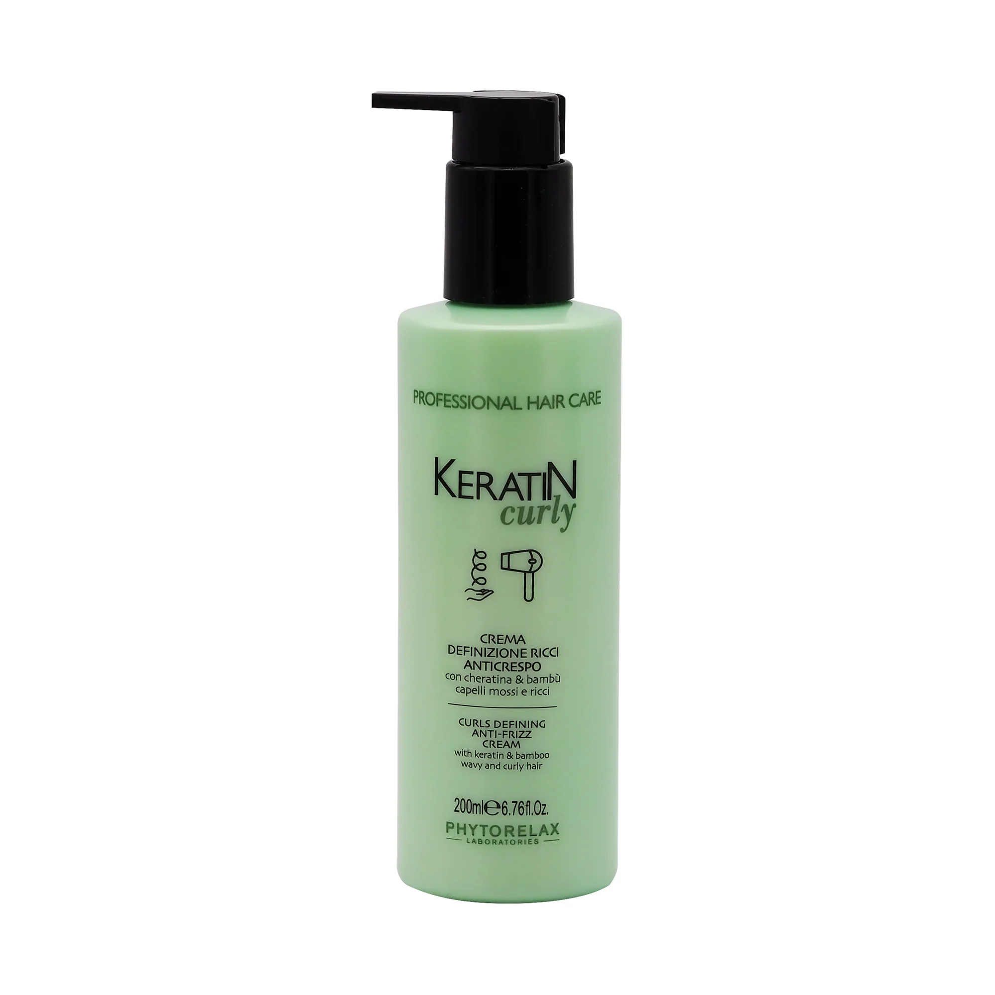 Keratin Curly CREMA DEFINIZIONE RICCI ANTICRESPO - Crema Capelli Styling & Finish
