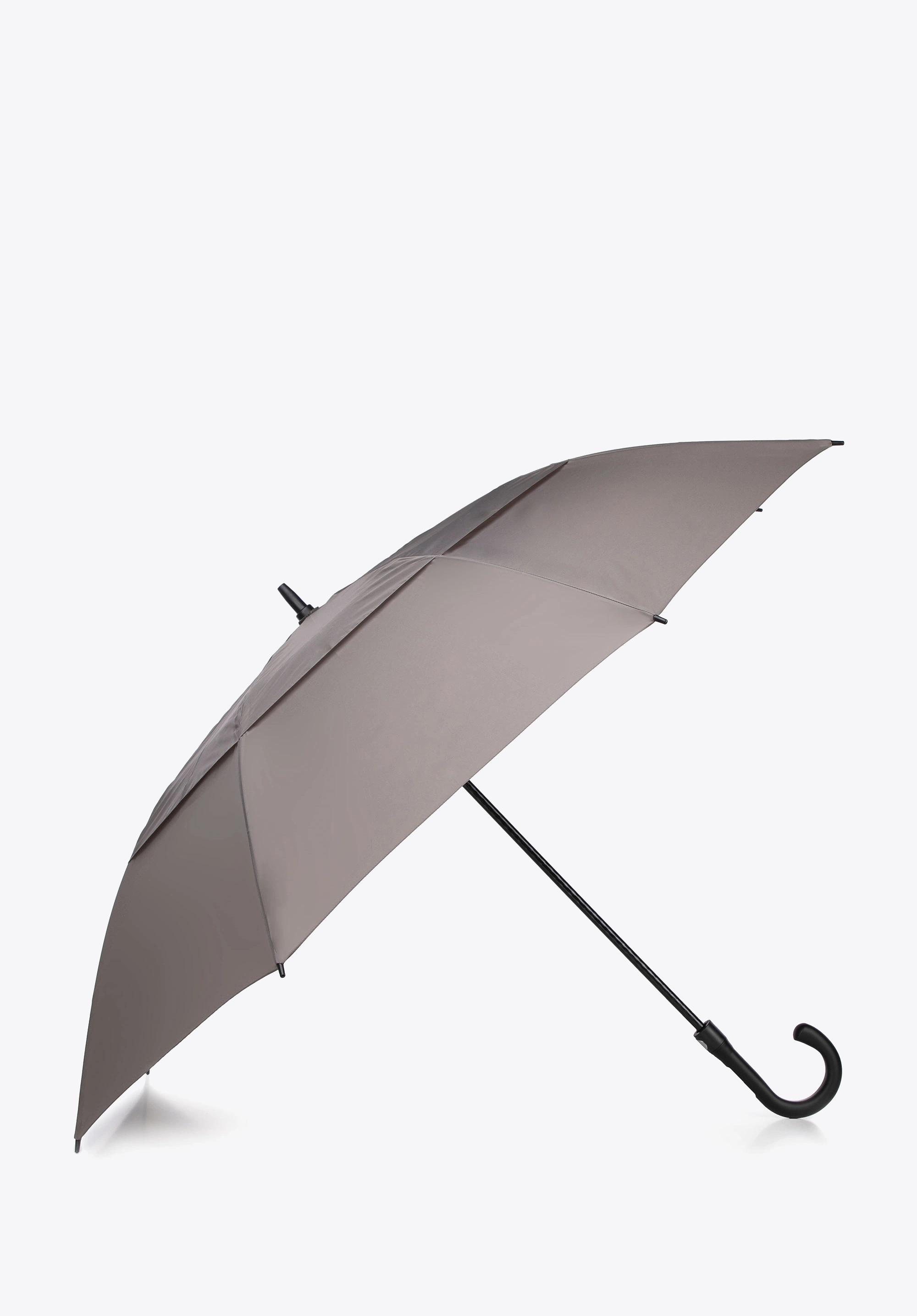 Parasol golfowy półautomatyczny szary