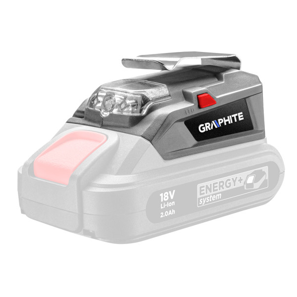 Adapter USB - latarka LED Energy  GRAPHITE 58G025