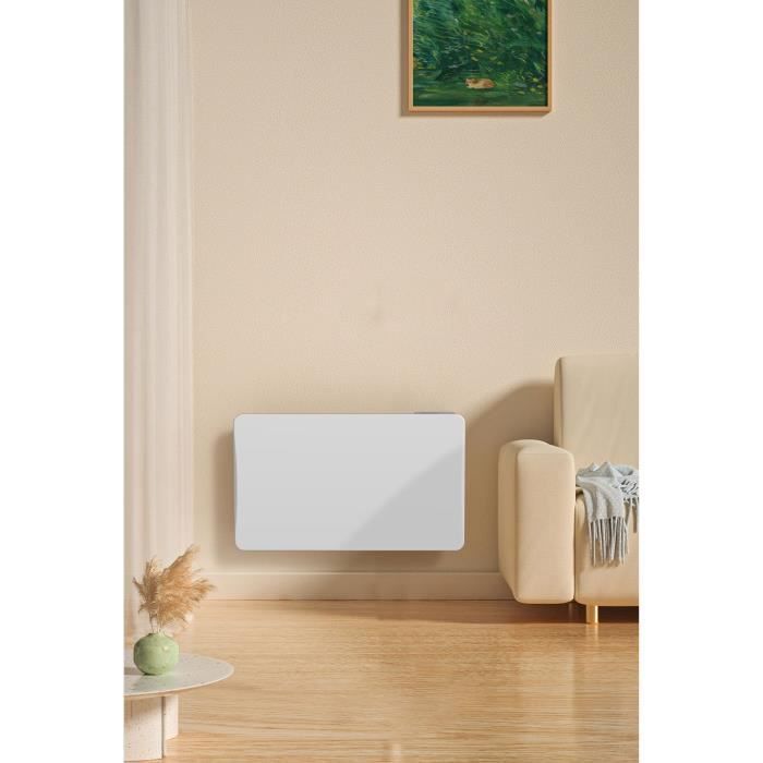 Elektrische inertieradiator - 1500W - WARM TECH - Keramisch - 230V - Tot 60m³ - Wit