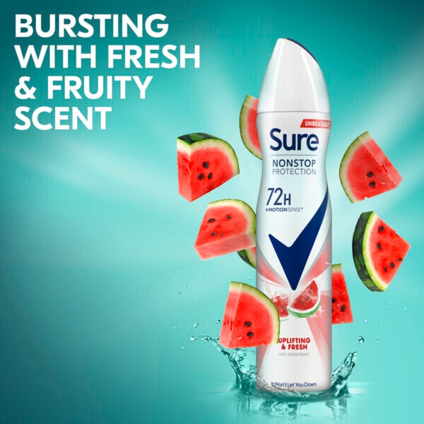 Desodorante Antitranspirante Aerosol Sure Nonstop Uplift & Fresh 250ml