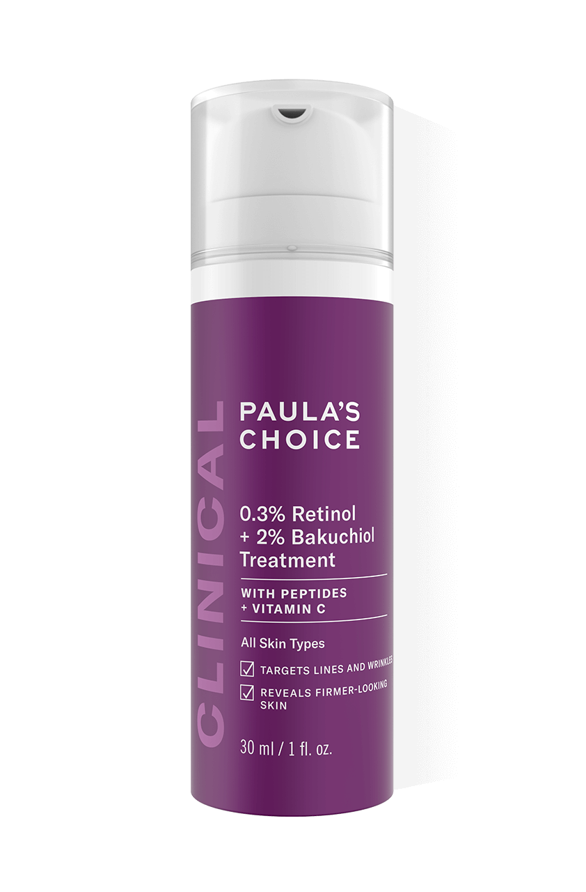 Tratament clinic cu 0,3% retinol + 2% bakuchiol 30 ml - Paula's Choice