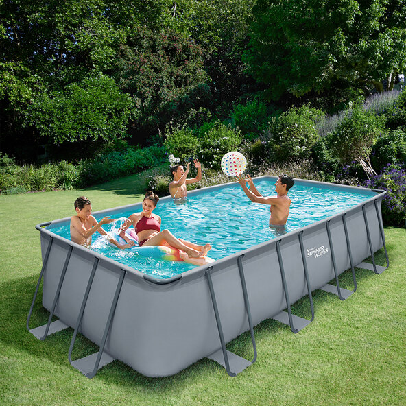 Piscină Elite Frame, dreptunghiulară, 549 x 274 x 132 cm