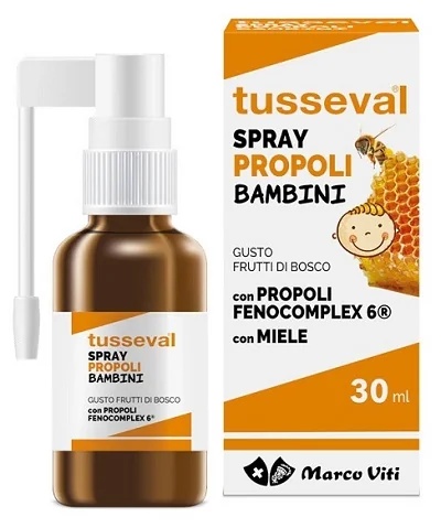 MARCO VITI Tusseval Gola Spray Propolis Kinderen 30 ml spray tegen keelpijn