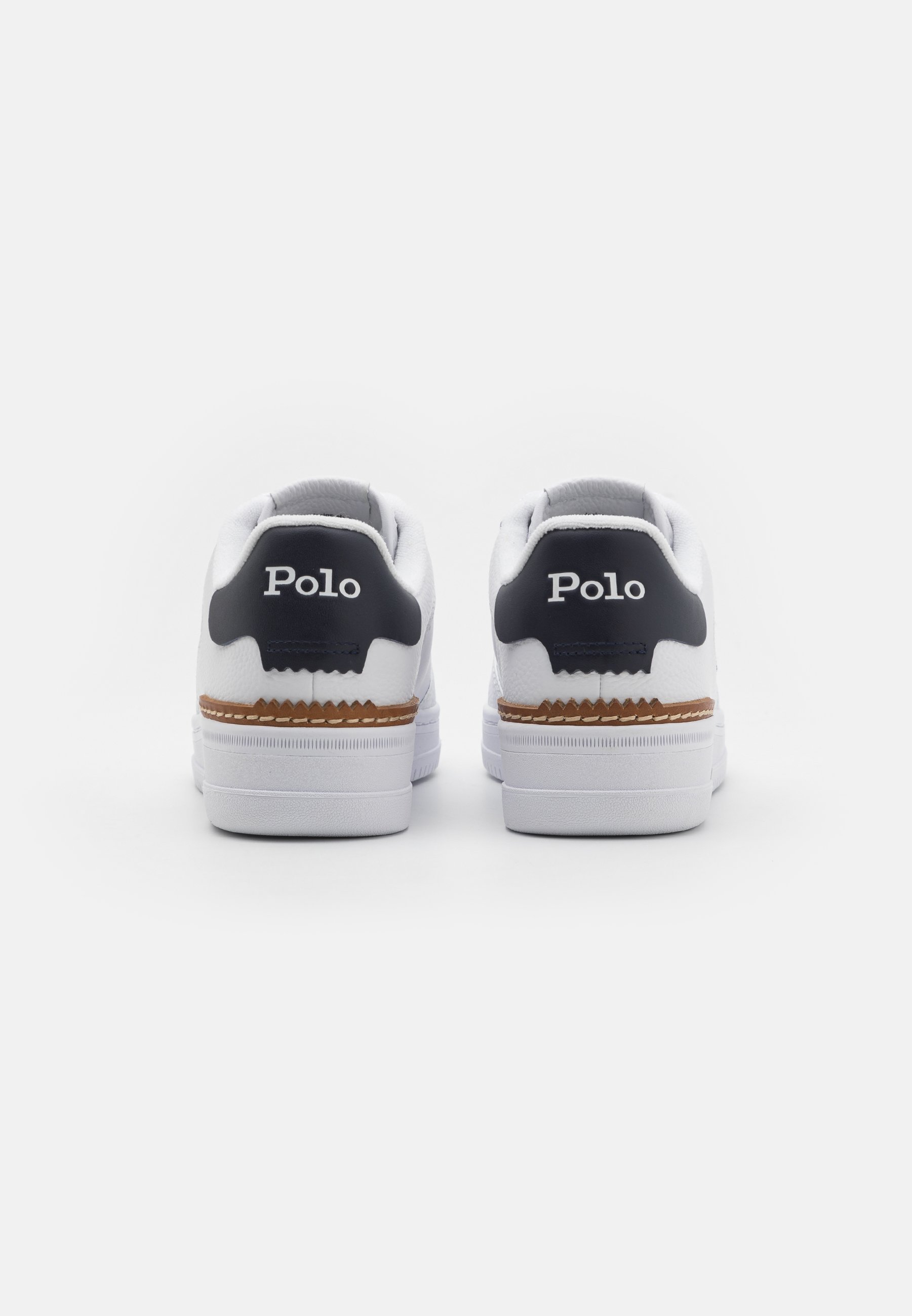 Polo Ralph Lauren MASTERS CRT TOP UNISEX - Scarpe da ginnastica - bianco/blu navy