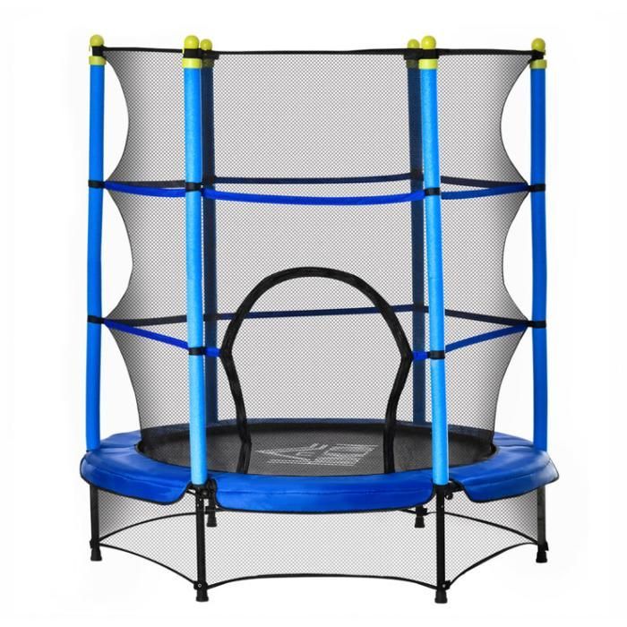 Trampoline Ø140cm – Maximum load 45kg – Galvanized steel frame – Durable safety net