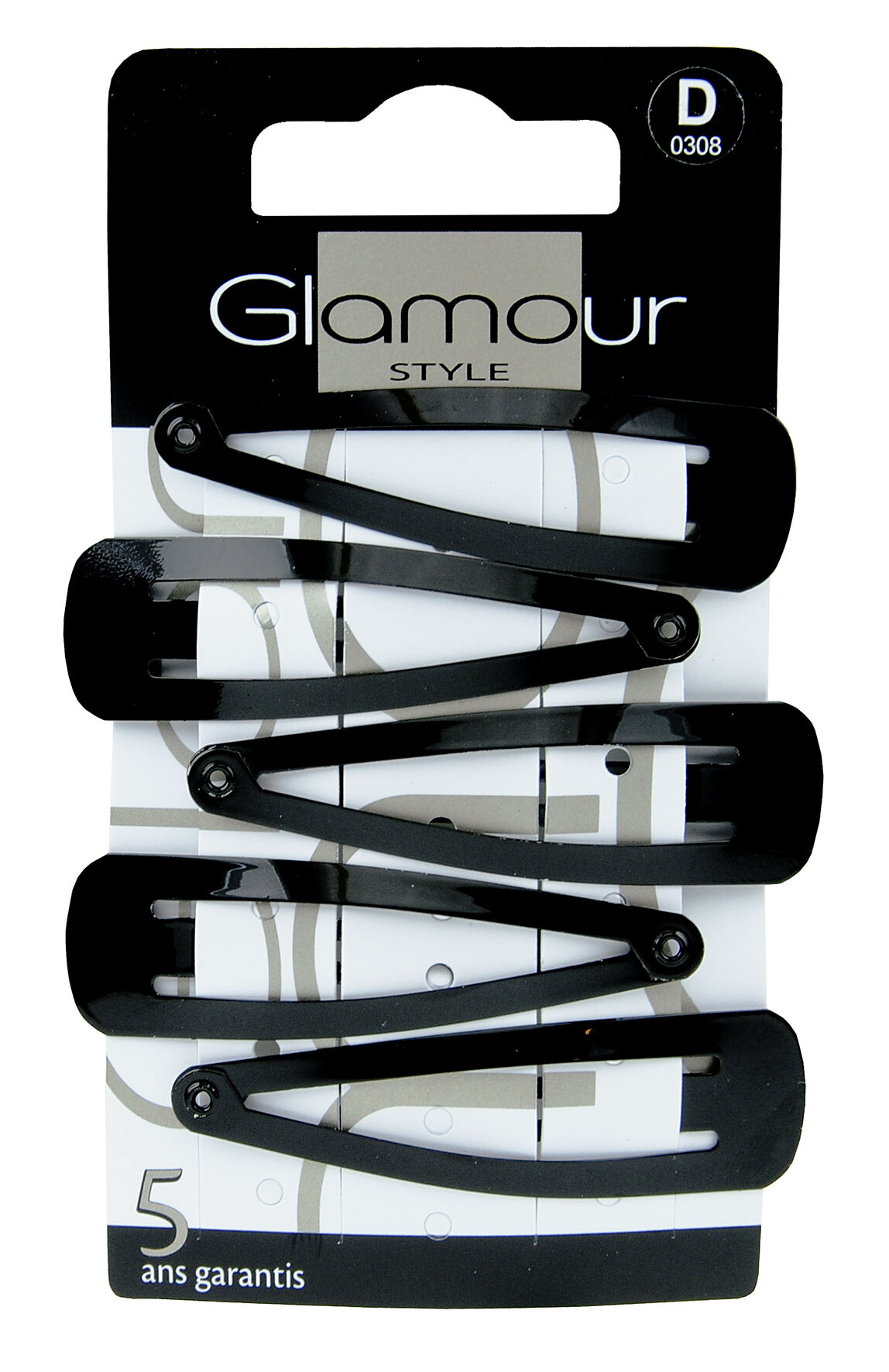 Pinces à cheveux glamour (lot de 5)