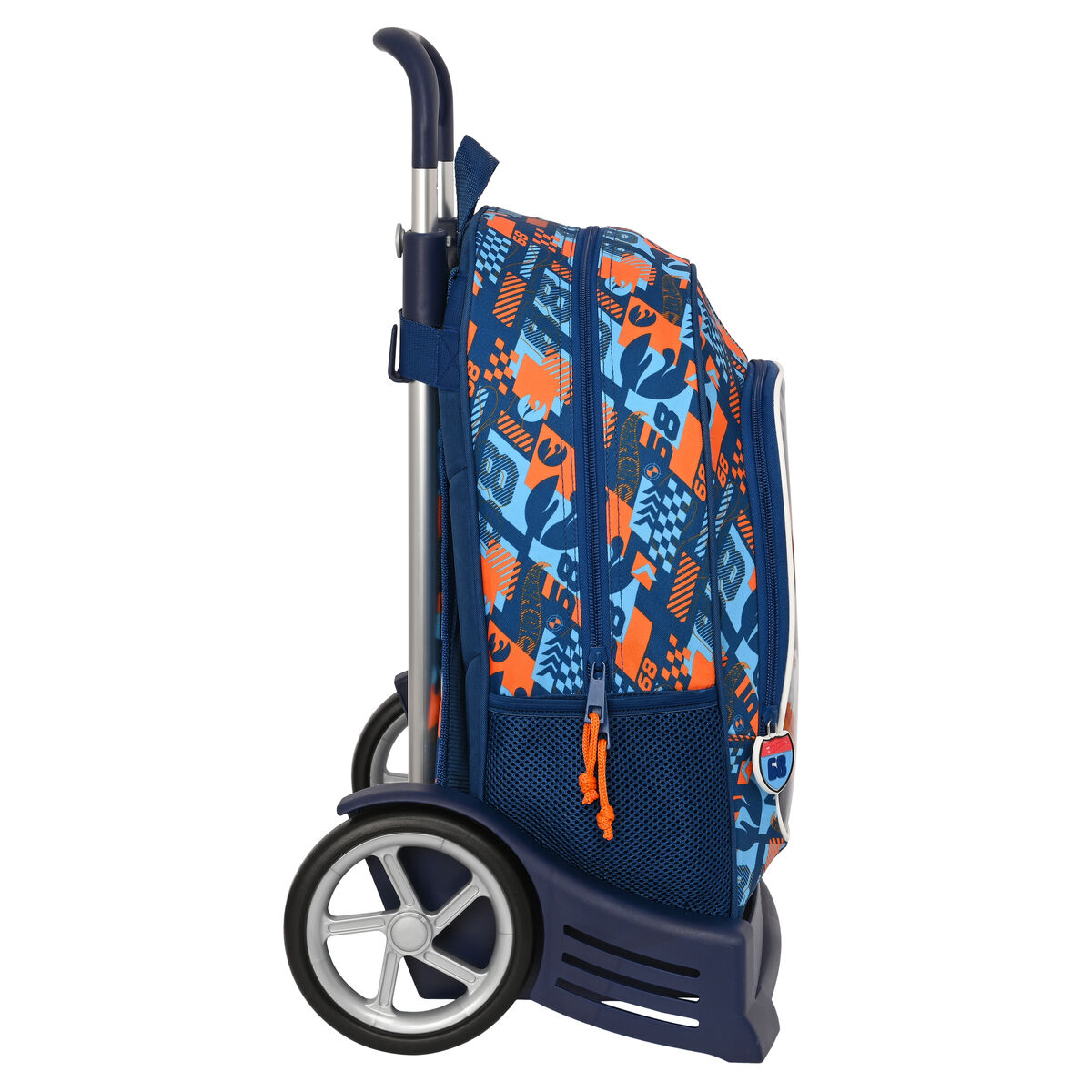  Mochila Escolar Con Ruedas Hot Wheels Speed Club