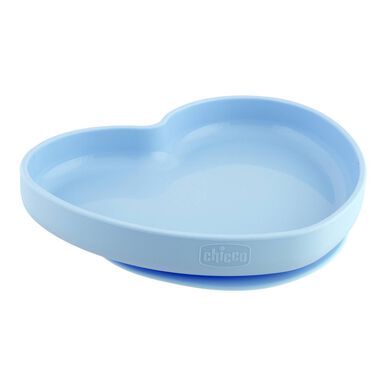 Chicco plavi silikonski tanjur 1 komad 1 komad