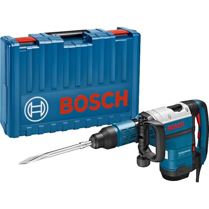 Martillo demoledor Bosch Professional GSH 7 VC - SDS-max - 1500 W 13 J - Cincelado horizontal extendido