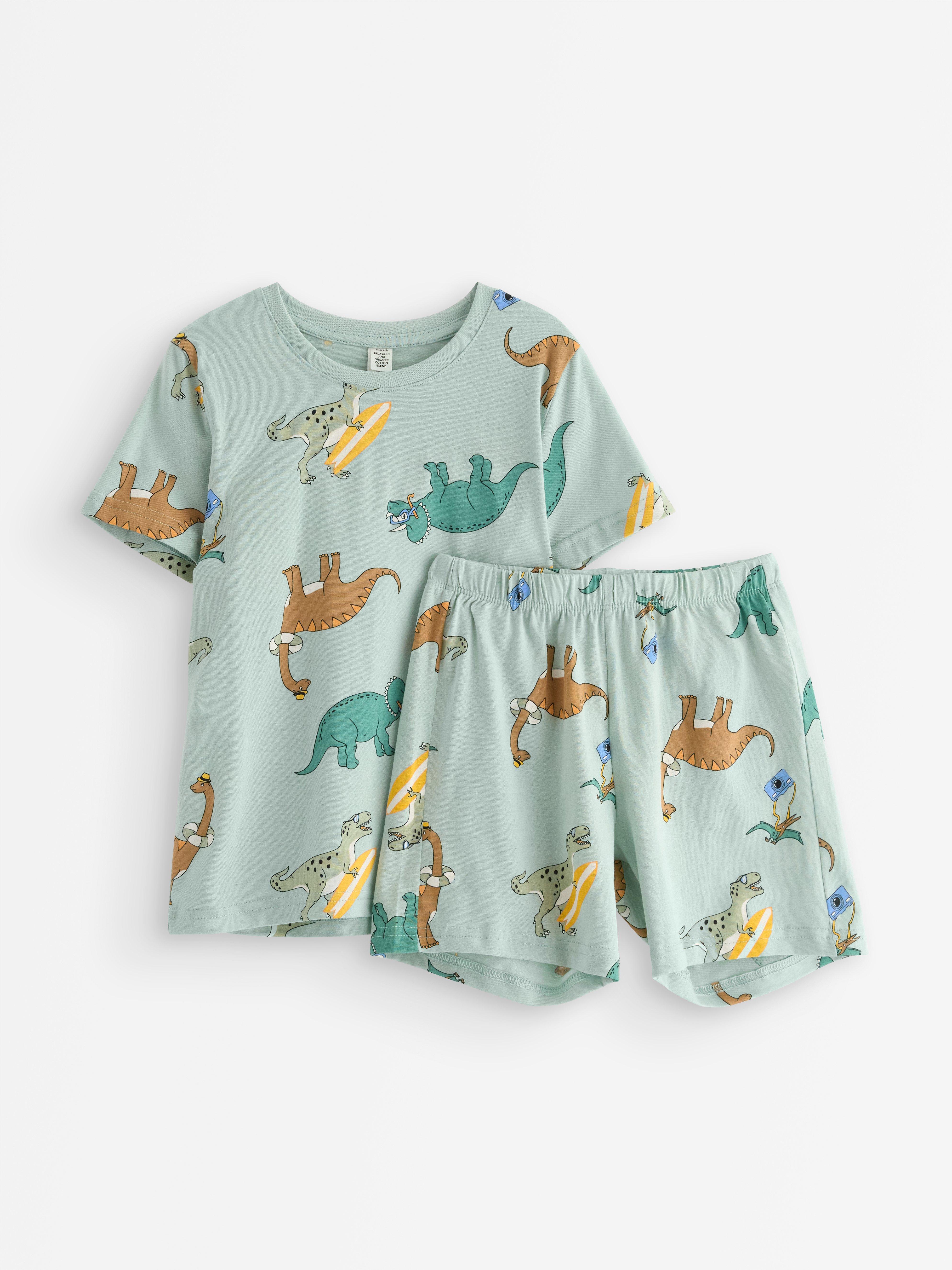 Pyjamasset Turquesa Claro Acinzentado