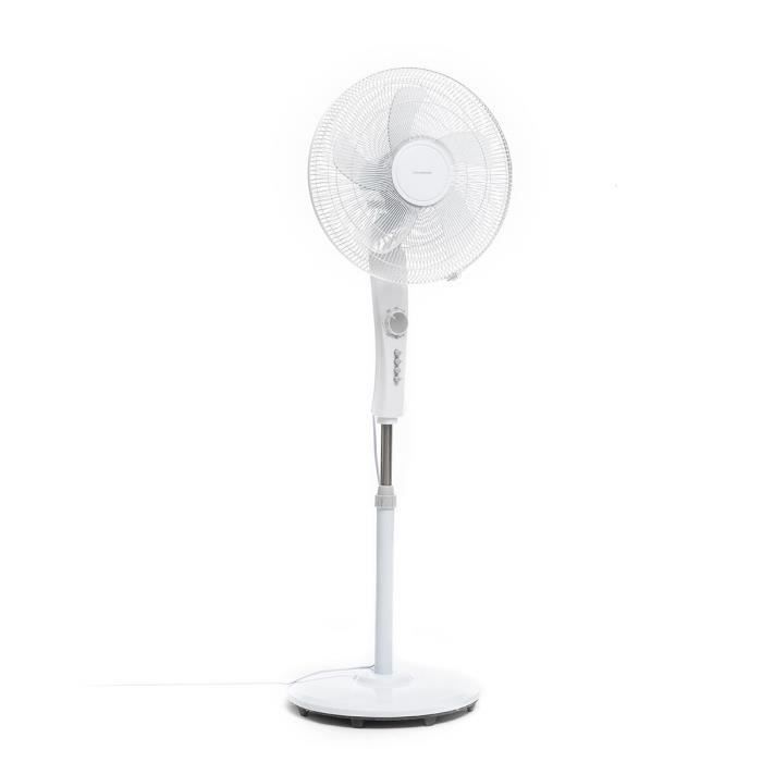 Ventilateur sur Pied - InnovaGoods - Freshinn - 45 W - Oscillation - 3 Vitesses - Minuterie 2h
