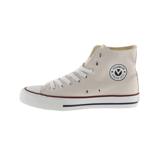 Victoria Tribu Canvas Ankle Boots with White Laces