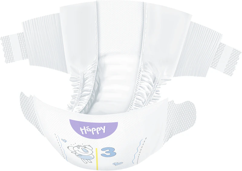 Fraldas descartáveis BELLA Baby Happy Soft&Delicate