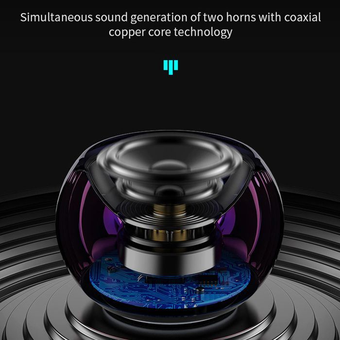 Mini altavoz Bluetooth inalámbrico portátil, altavoz inalámbrico portátil resistente al agua con subwoofer.