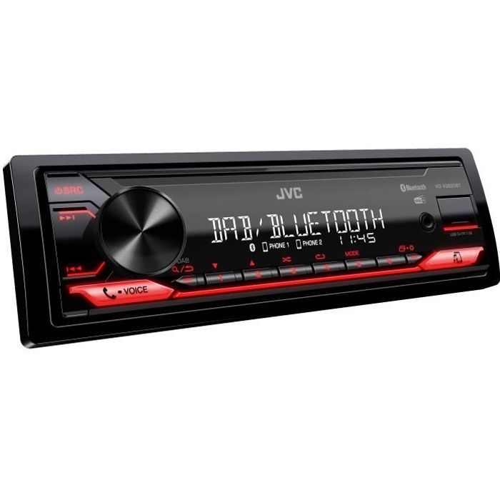 Autorradio JVC - KD-X282DBT - USB - Bluetooth - DAB+