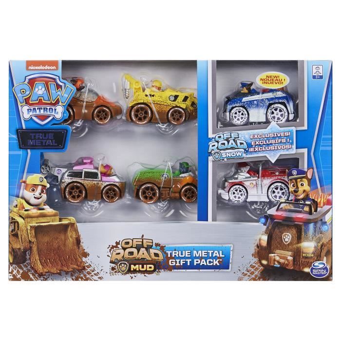 PATRULLA CANINA - Set de 6 coches metálicos coleccionables