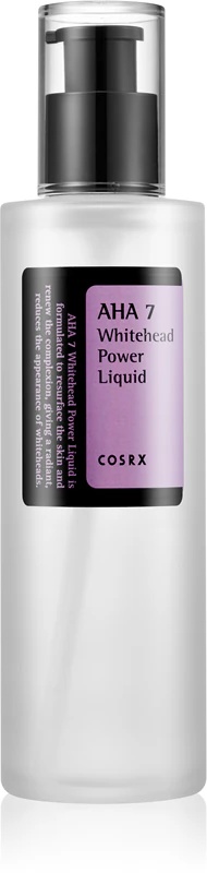 Cosrx AHA7 Whitehead Power šķidrā pīlinga esence ādai ar krāsas maiņu