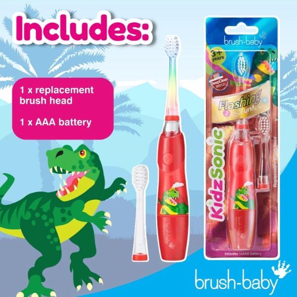Harjavauvadinosaurus KidzSonic® lasten sähköhammasharja