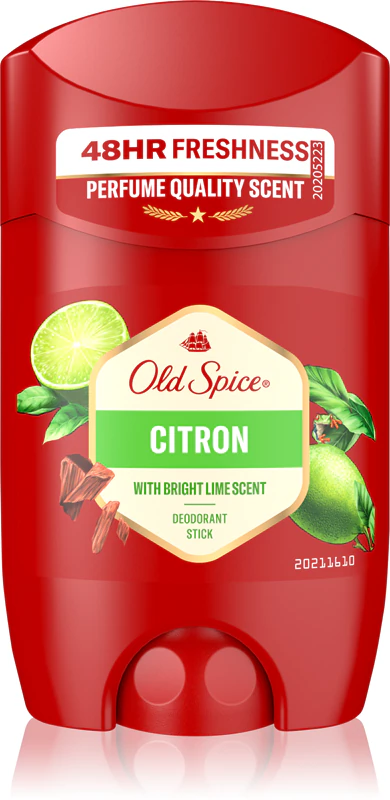 Desodorante em bastão Old Spice Citron para homens