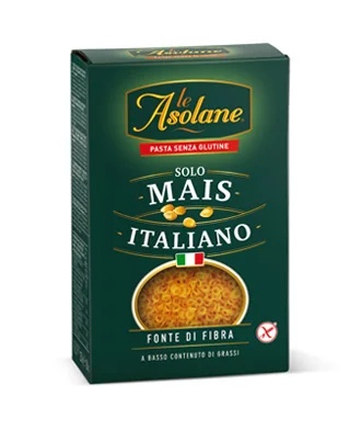 LE ASOLANE Le Asolane Vezelbron Anellini Pastina glutenvrij 250 g