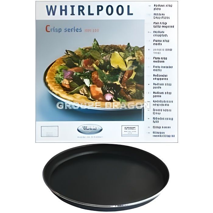 Plato crujiente para microondas Whirlpool Family Chef/Talent - Ø 31 cm