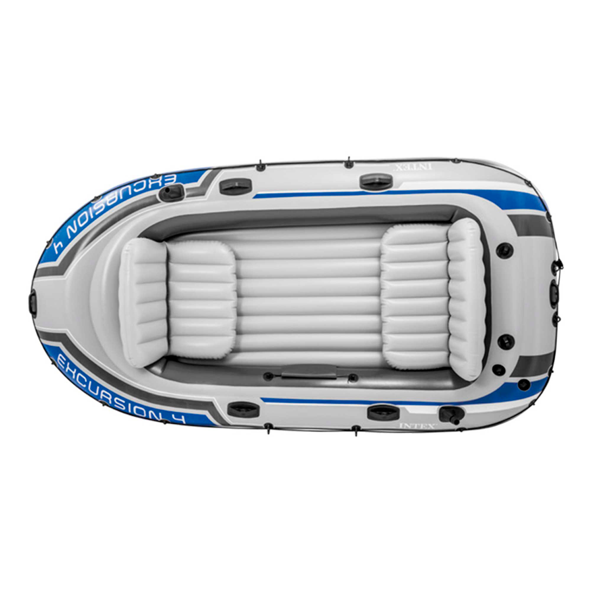 Intex Excursion 4 oppustelig båd med 2 årer 315x165x43 cm