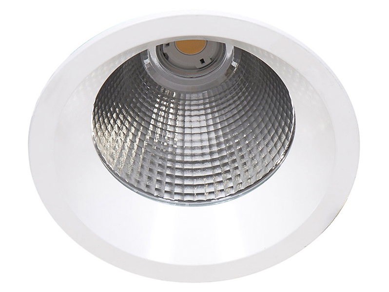 Lampa sufitowa wpuszczana Kerez LED aluminiowa 16,5 cm biała