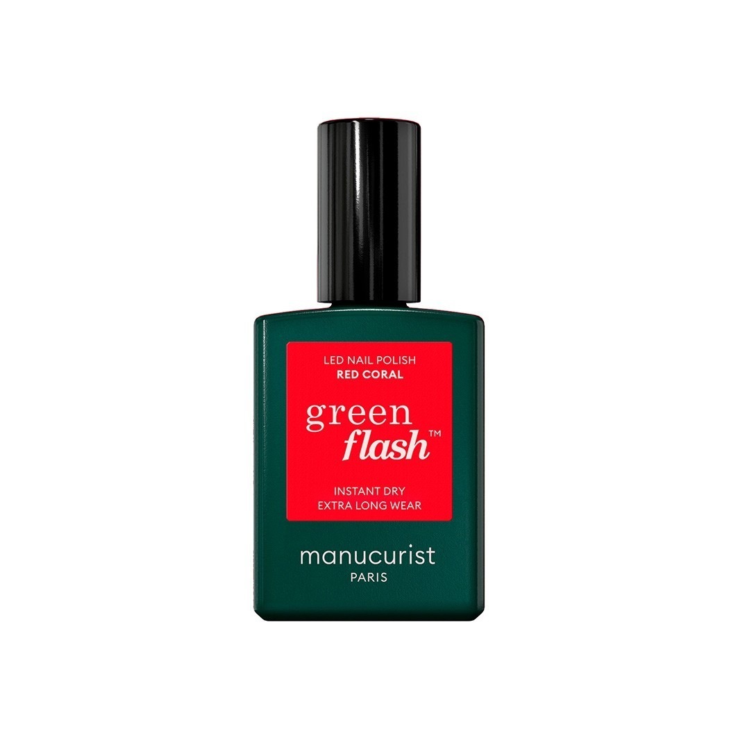 manucurist UV-Nagellack Green Flash Instant Dry Extra Long Wear lakas, 15 ml