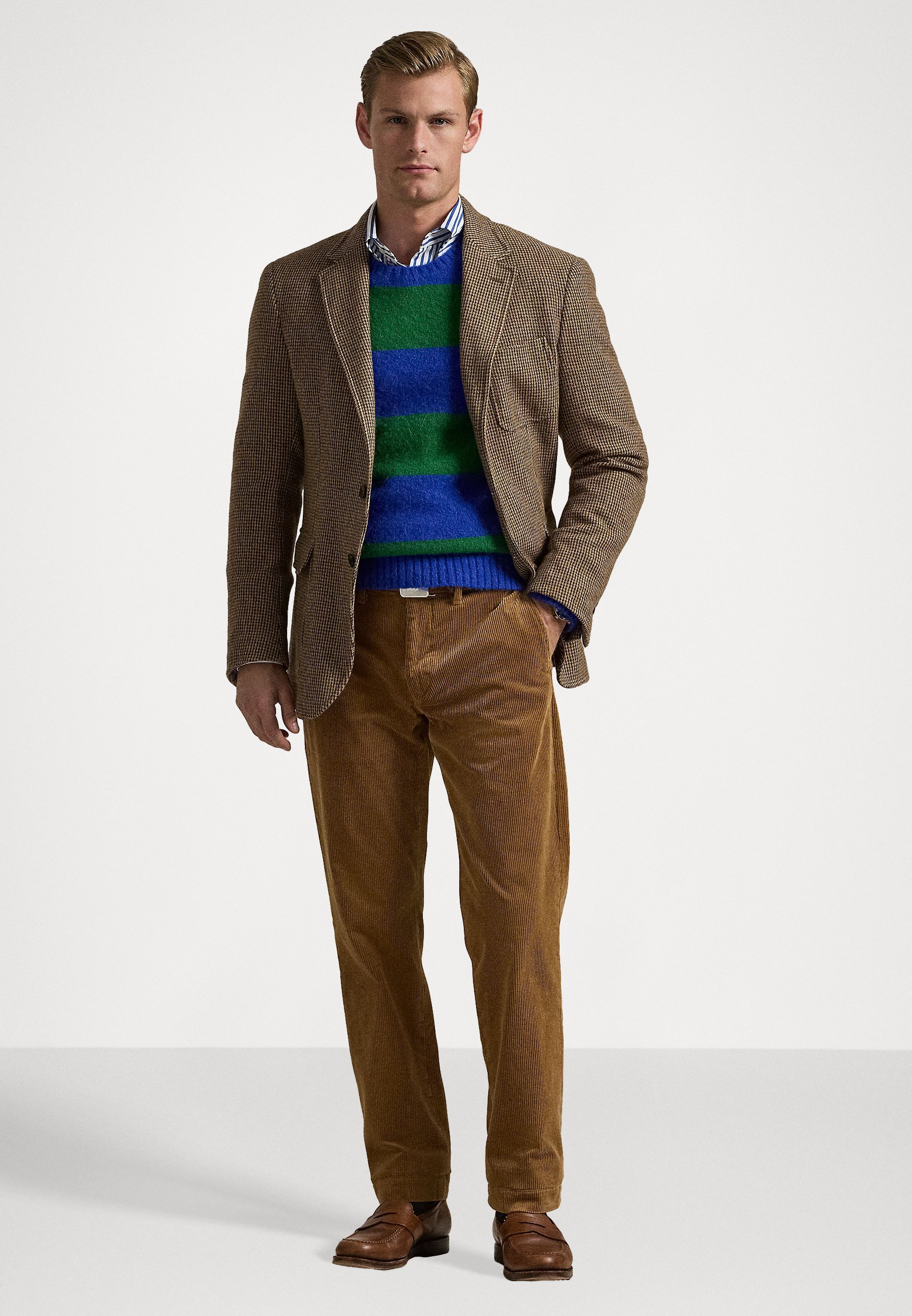 PULLOVER LOGO NECK LOGO TROUSER - Kangashousut - greenPolo Ralph Lauren