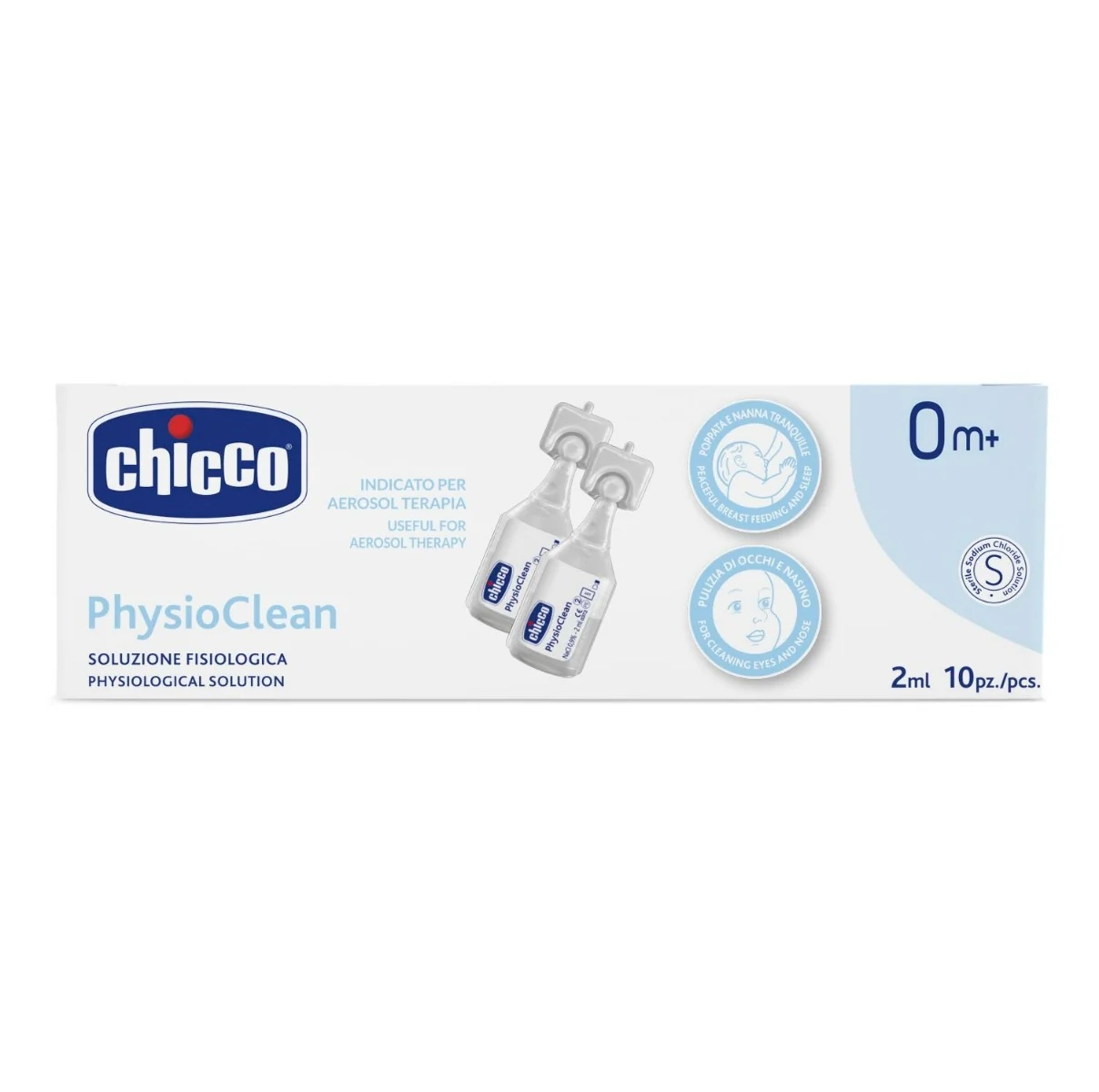 CHICCO Chicco Physioclean soolalahus 2 ml 10 tk 2 ml 10 tk