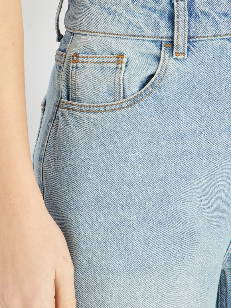 Pantalones vaqueros de pierna ancha - 30L - azul
