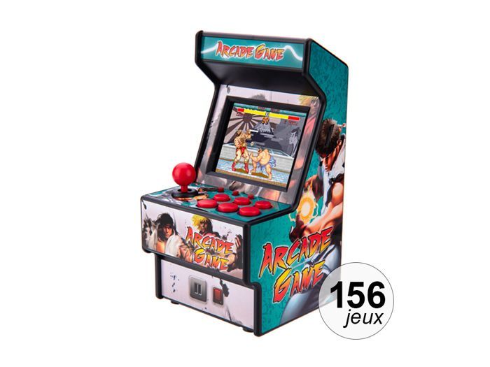Mini macchina arcade - AVIZAR - Modello 1 - 156 giochi - Schermo da 2,8 pollici - Multicolor