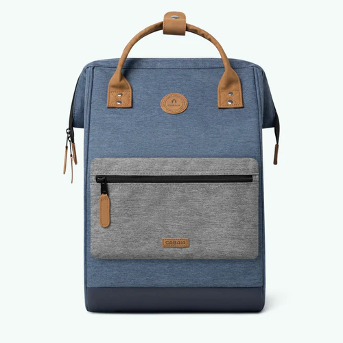 Cabaia Mochila grande Adventurer París azul jaspeado