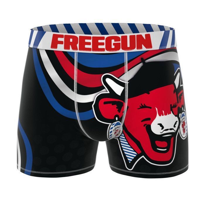 Boxer da ragazzo Freegun LA VACHE QUI RIT, Intimo da ragazzo - Rosso (confezione da 3)