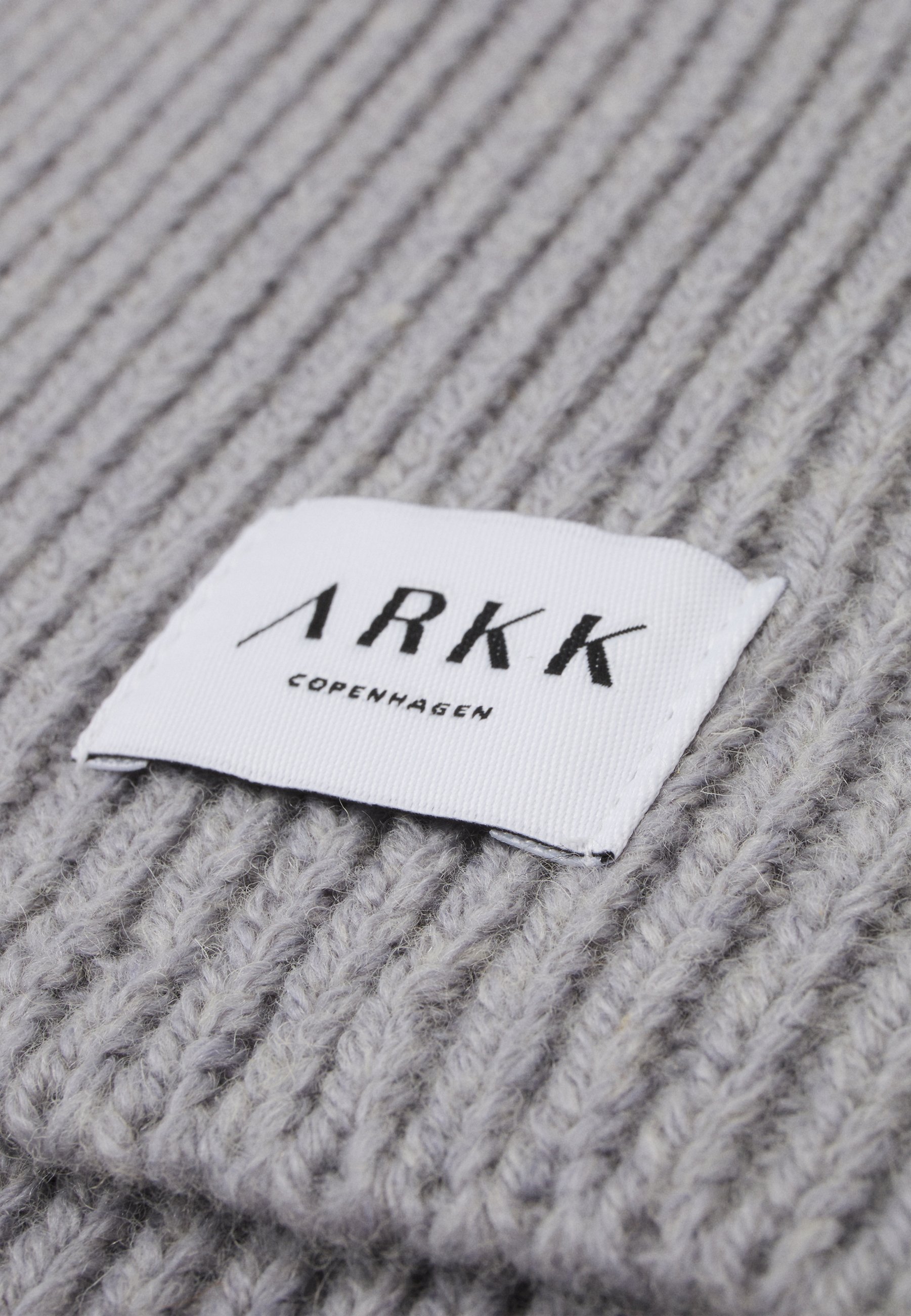 ARKK Copenhagen CLASSIC SCARF UNISEX - Szalik - szary melanż