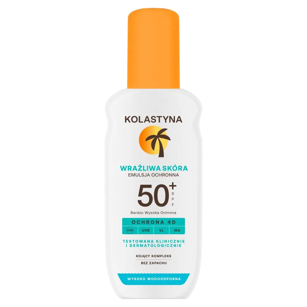Kolastyna Sun SPF50+ - Wrażliwa Skóra Emulsja do opalania w sprayu SPF50+ 150 ml