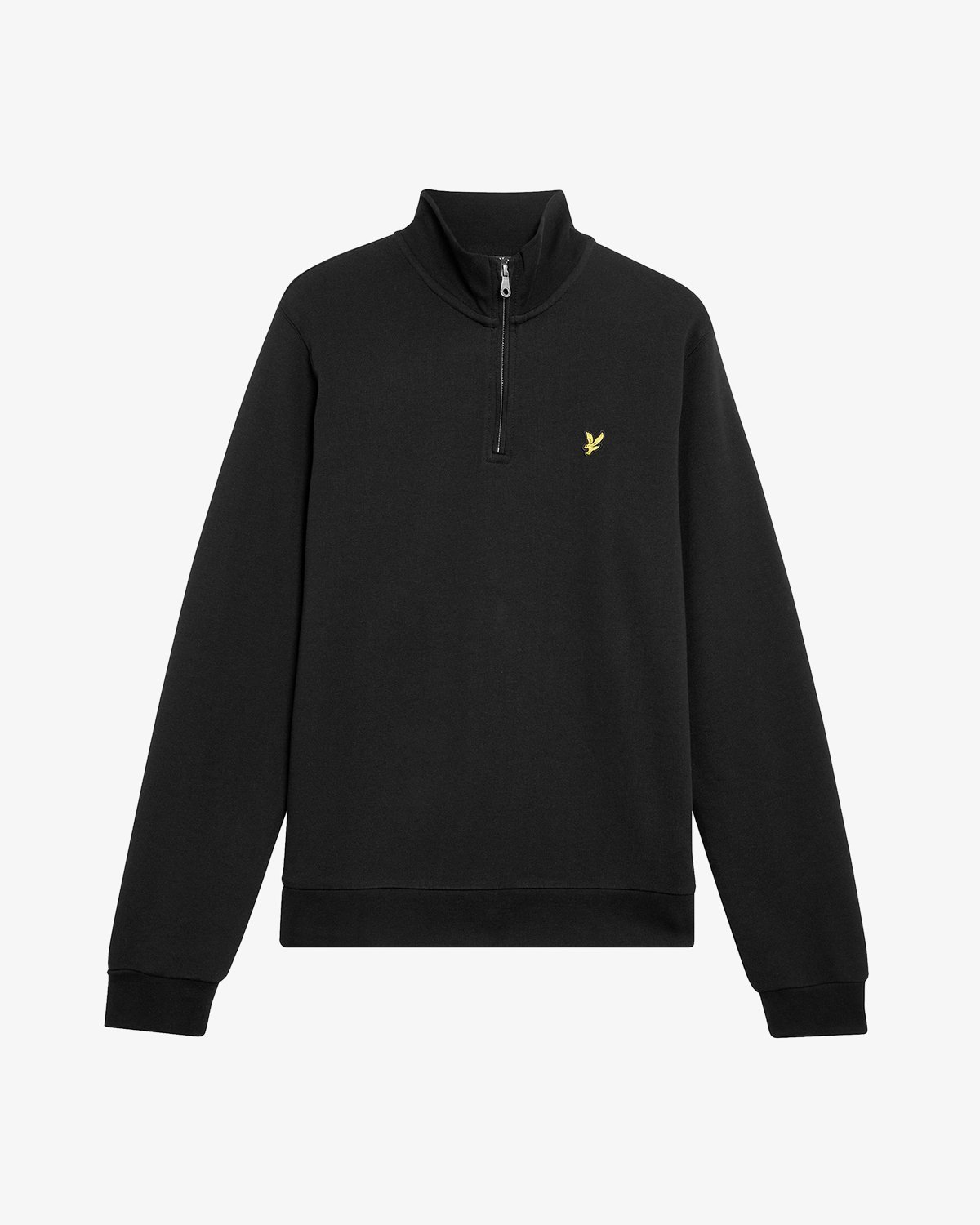 Sweat-shirt Lyle & Scott LOOPBACK QUART ZIP - noir de jais