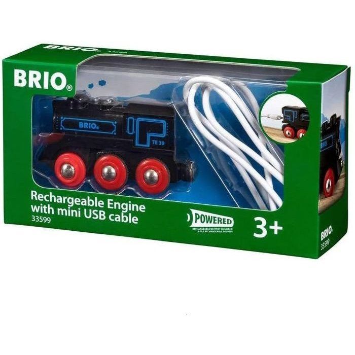 Locomotiva ricaricabile BRIO World - Ravensburger - Gialla - Unisex, dai 3 anni in su