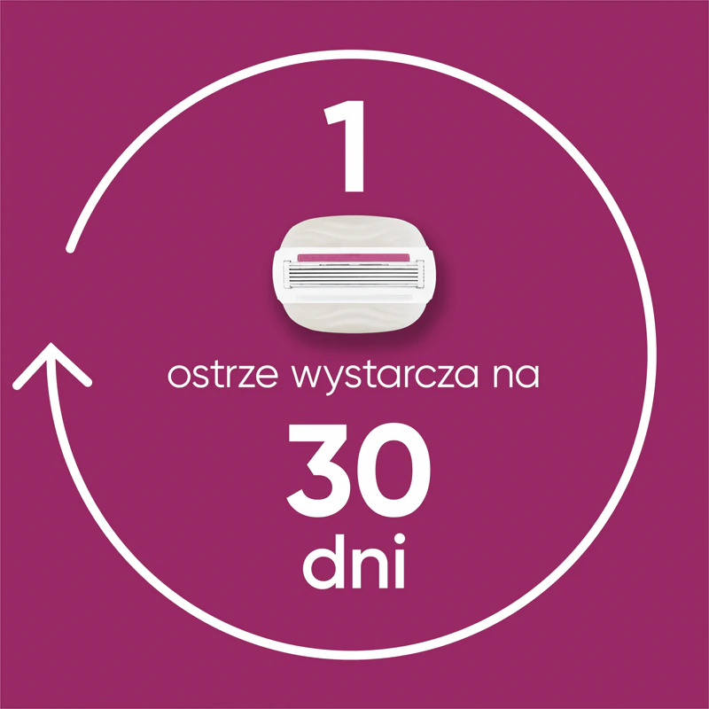 Dámsky holiaci strojček Gillette Venus Comfortglide Sugarberry Miami s držiakom do sprchy