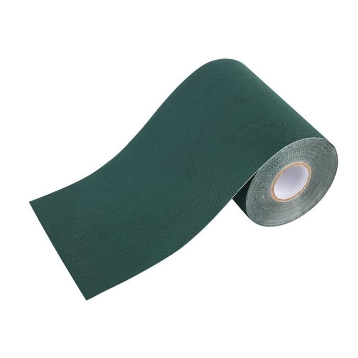 10m Bande de gazon artificiel vert d'herbe artificielle se réunissant fixant la bande de gazon auto-adhésif du tapis de pelou HB057