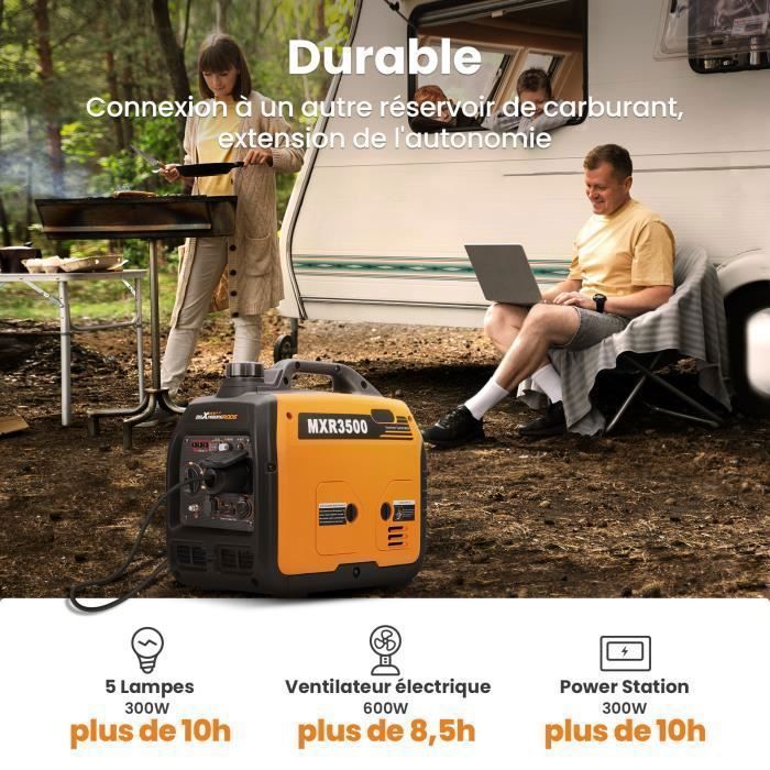 MAXPEEDINGRODS 3500is draagbare invertergenerator